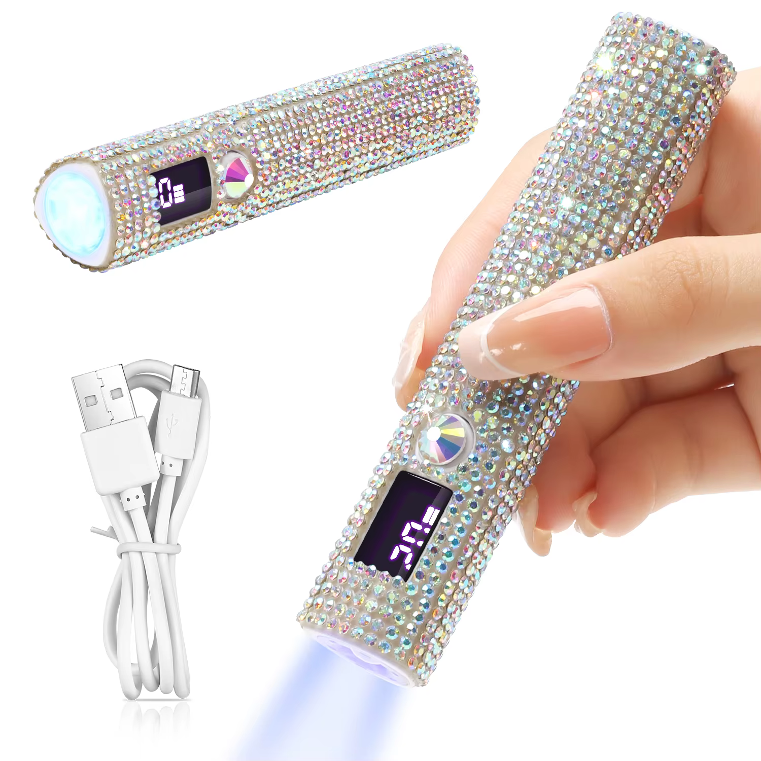 Lampe sèche-ongles portable UV/LED durcissement des ongles tout le vernis Gel outil d'art