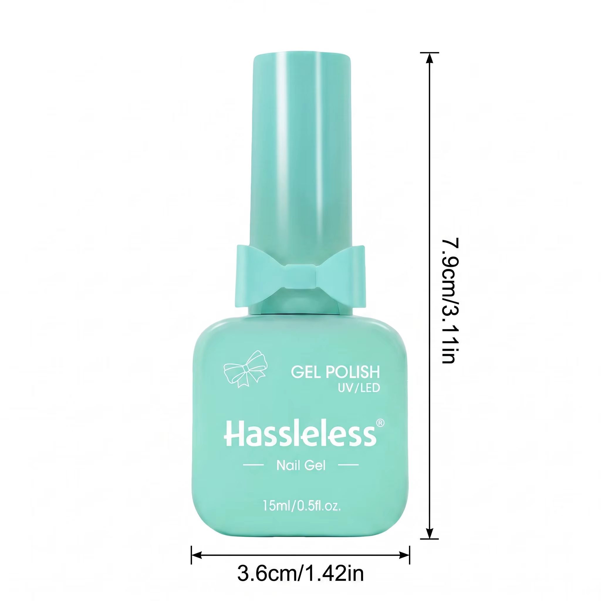 Le kit de vernis à ongles en gel Macaron 6 couleurs Printemps/Été sans tracas présente une gamme complète