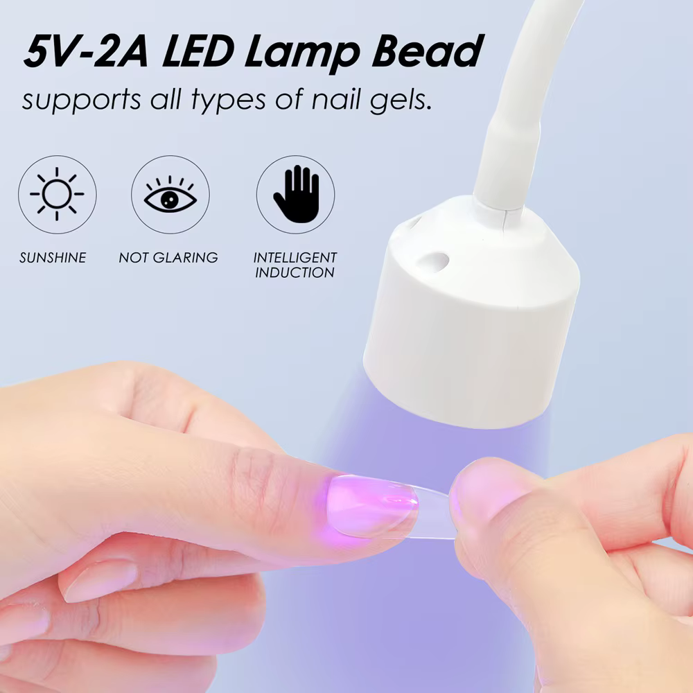 LULAA Mini sèche-ongles Uv Led lampe à ongles pliable polymérisation lumières