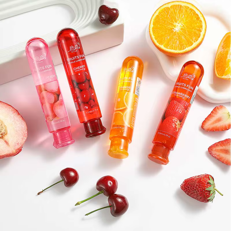 Lubrifiant fruité saveur de fraise lubrifiant lubrifiant sexuel lubrifiant à base d'eau sexe Oral sexe Anal Masturbation vagin orgasme Gel
