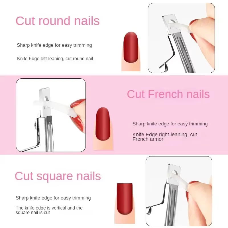 Faux ongles coupe-ongles Type U mot