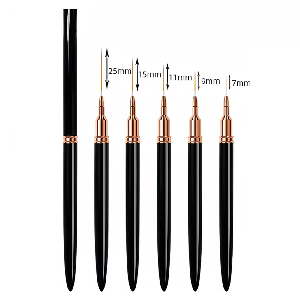 Ensemble de 5 pinceaux professionnels pour ongles