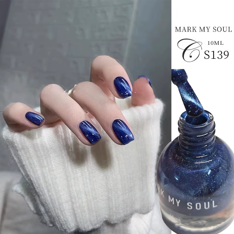 S139 Magic Sea 10 ml Vernis à ongles œil de chat sans cuisson. Base de la série