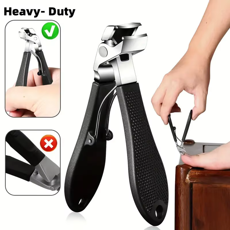Ensemble de 3 pièces pour le soin des ongles en acier inoxydable professionnel.