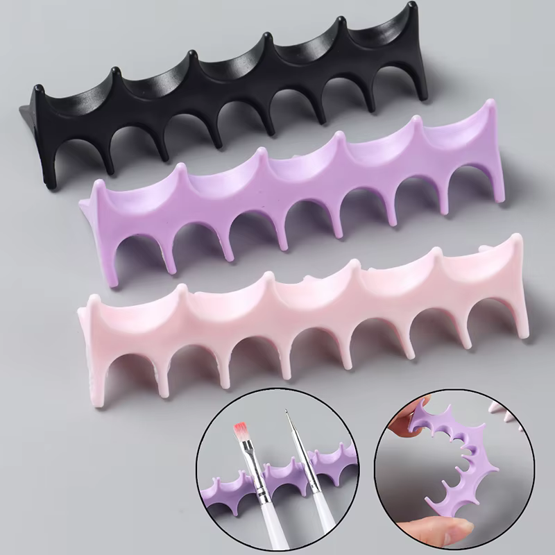 Porte-brosse à ongles en Silicone