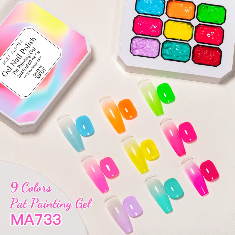 Mini vernis à ongles Gel à 9 grilles