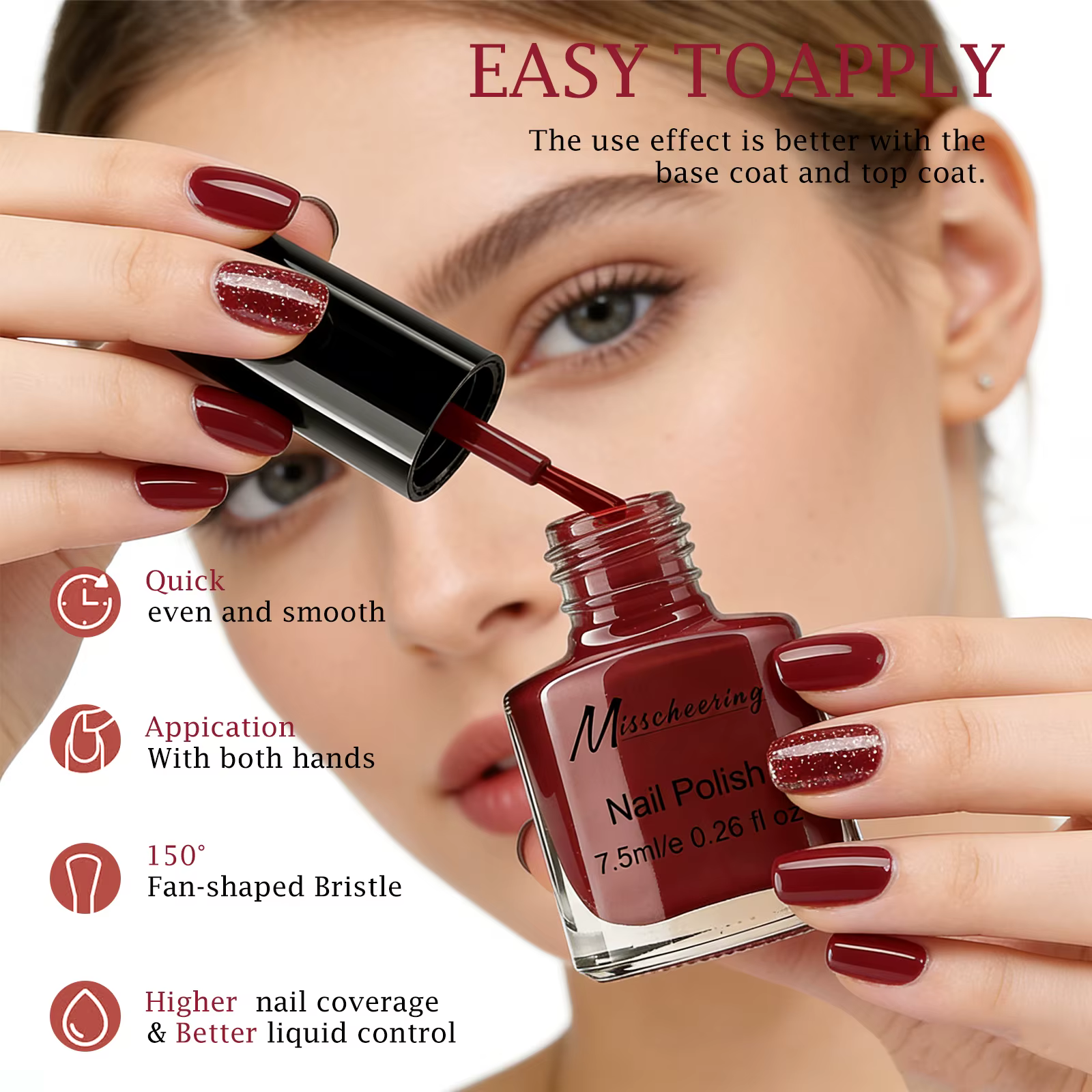 Vernis à ongles pelable à base d'eau 7