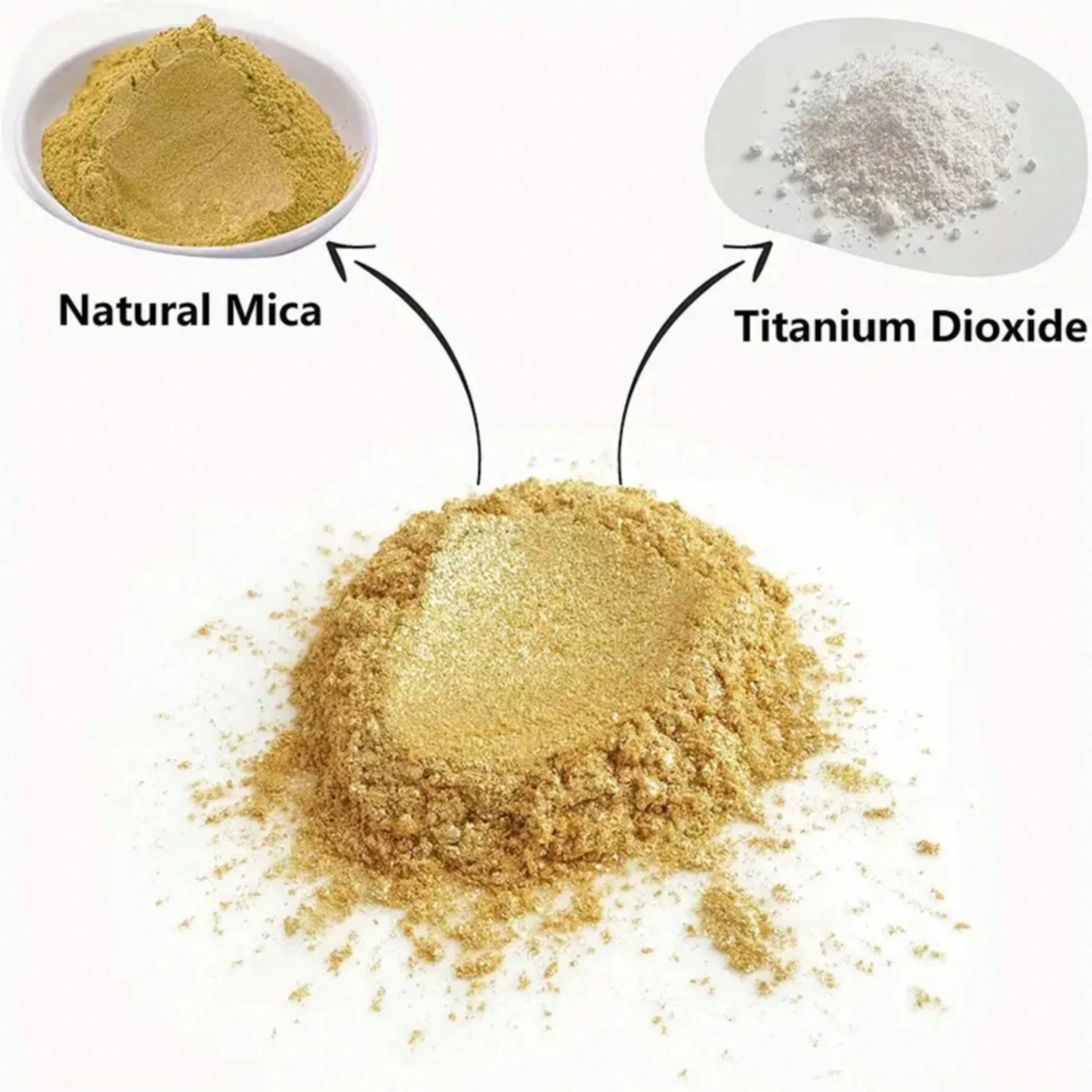 Ensemble de pigments en poudre de mica 30 couleurs - Teintes vibrantes et non répétitives