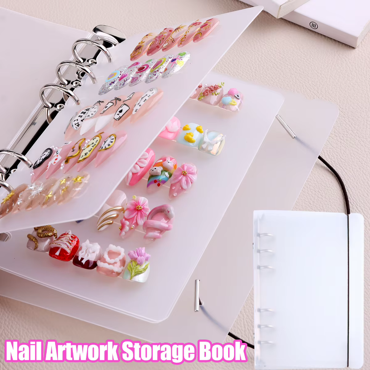 Livre de vitrine pour Nail Art