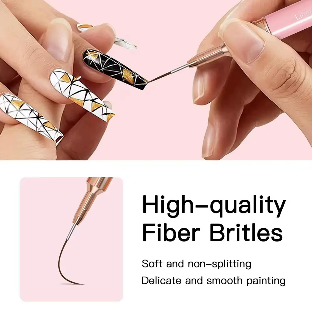 LULAA Nail Art Liner Pinceaux Peinture Détail