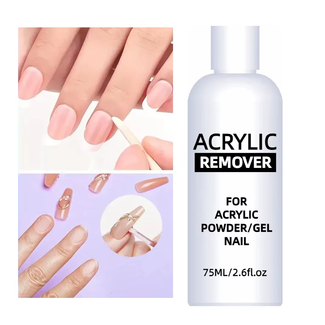 Dissolvant de vernis à ongles liquide professionnel, dissolvant de Gel, 75ml