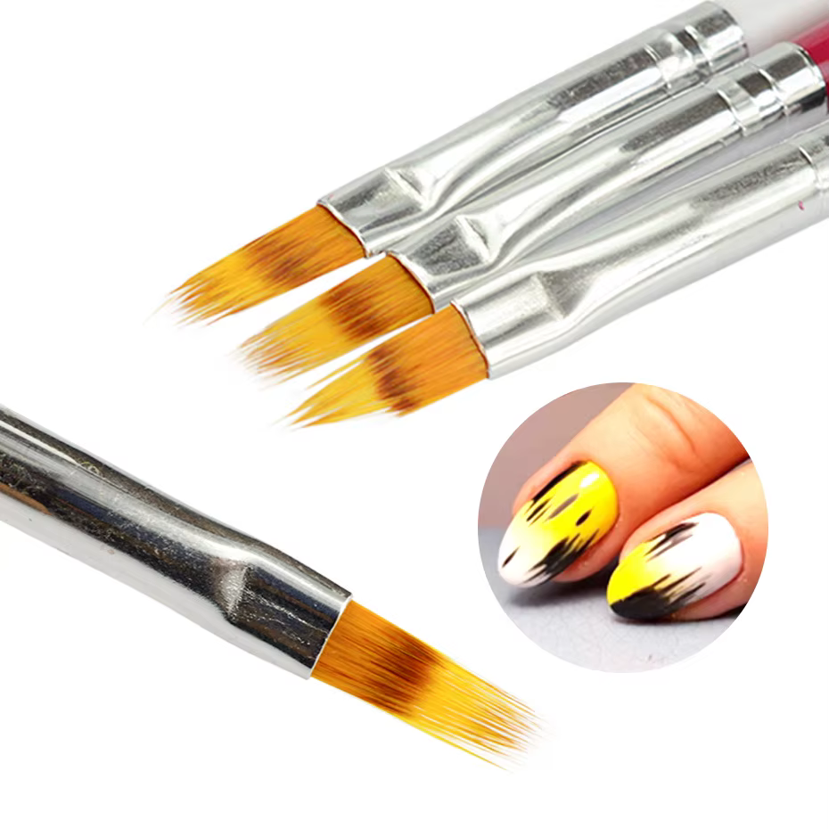 Pinceau à ongles ombré à pointe spéciale