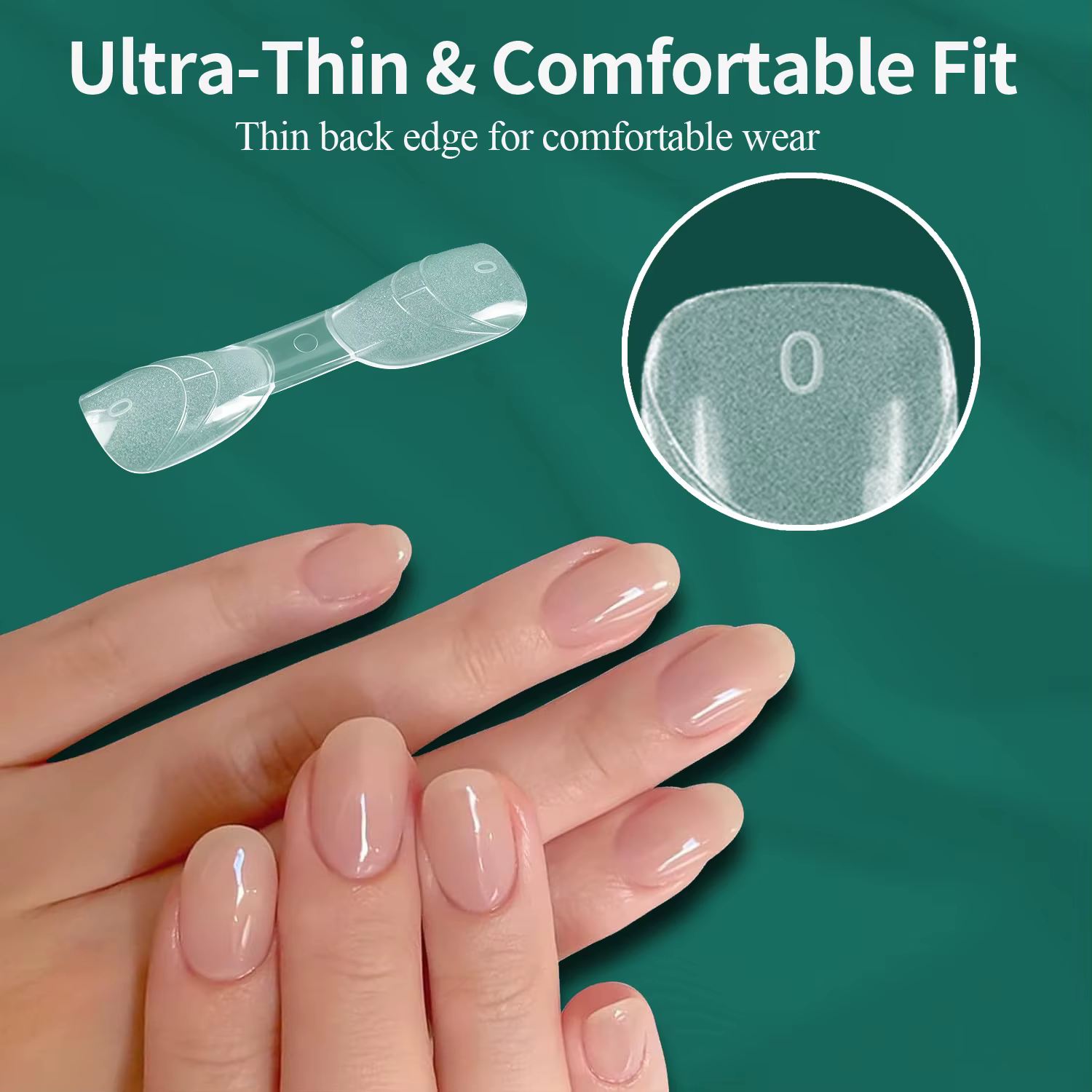Système d'ongles Nailpop Dual Forms 140 pièces – Formes carrées
