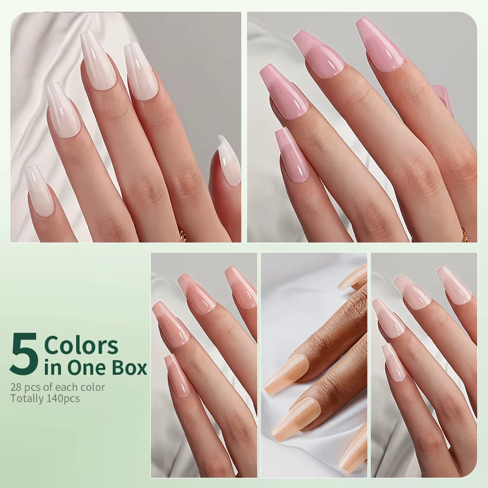 Kit de faux ongles Nailpop Pink Press On Nails
