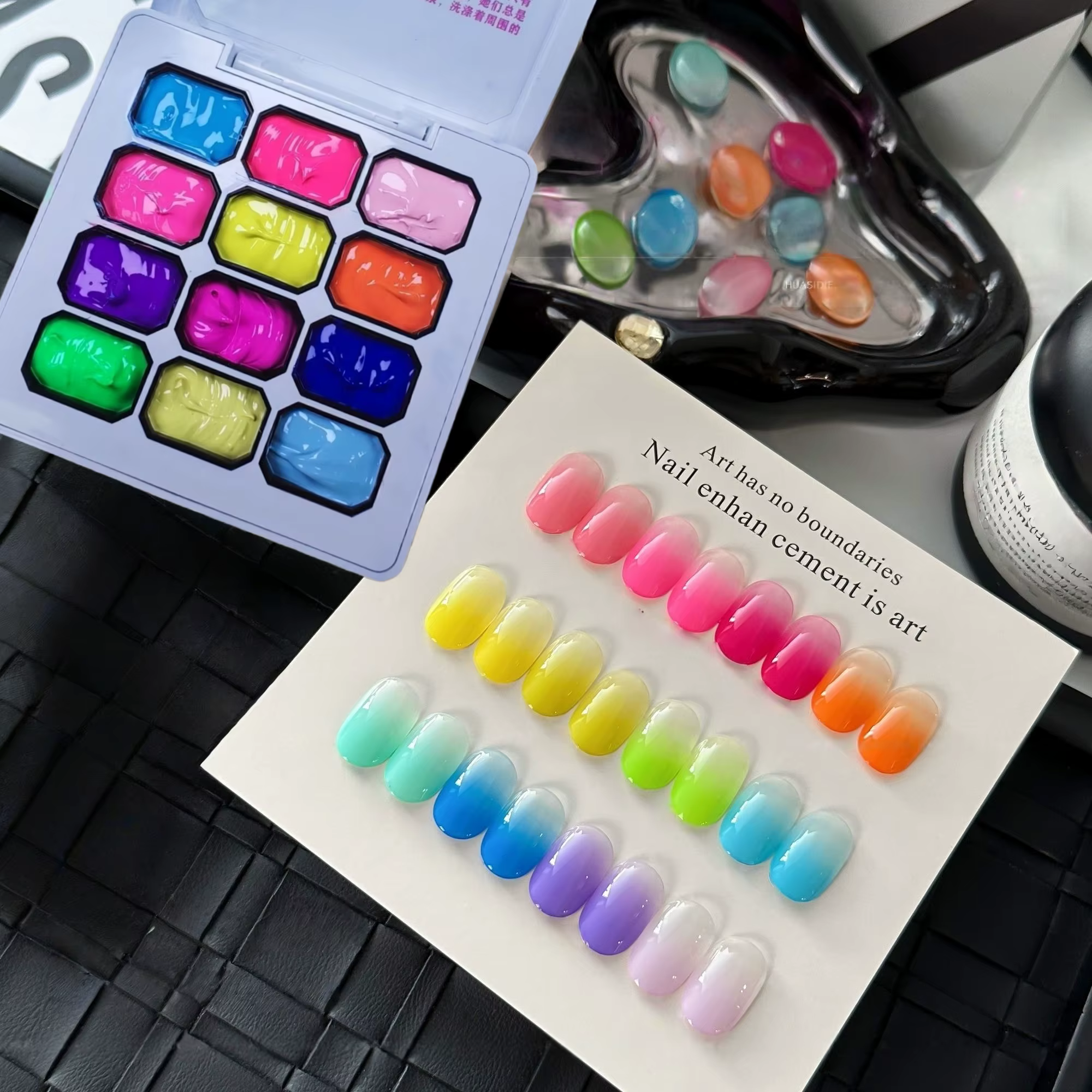 Vernis à ongles solide 12 couleurs