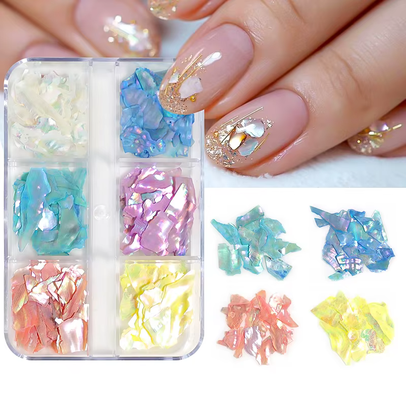Coquille d'ormeau 3D pour Nail Art