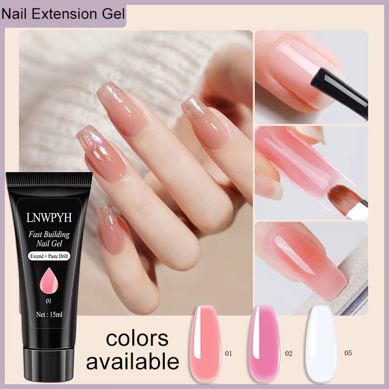 Ensemble de Gel d'extension d'ongles