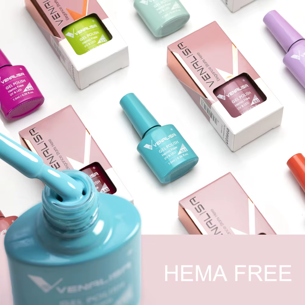 Venalisa HEMA/TPO gratuit 7.5ml vernis à ongles Gel été printemps gelée française nu rose