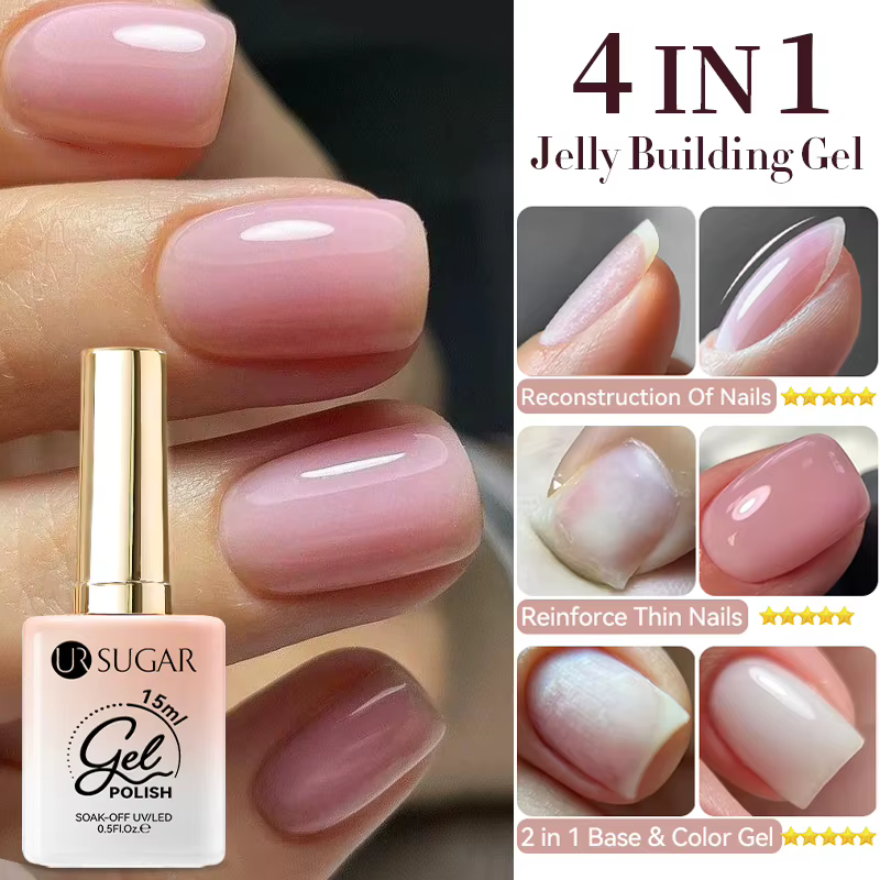 UR SUGAR 15ml 4 en 1 Gel de Construction de gelée