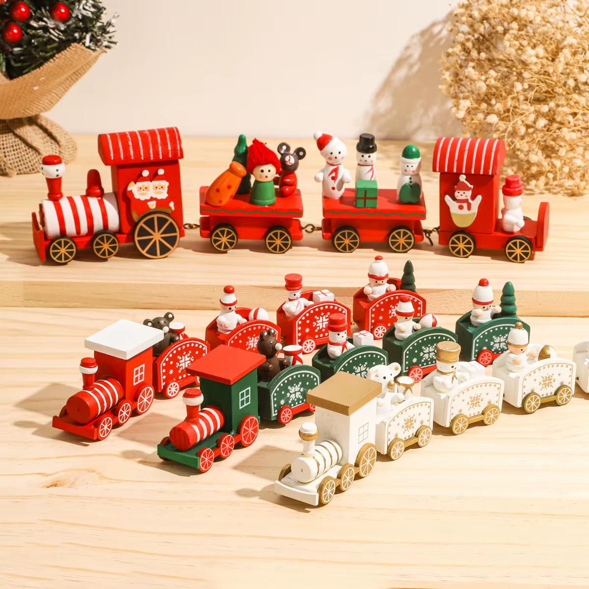 Train de noël décorations de joyeux noël pour la maison 2025 ornement de noël cadeaux de noël joyeux nouvel an 2026 cadeaux