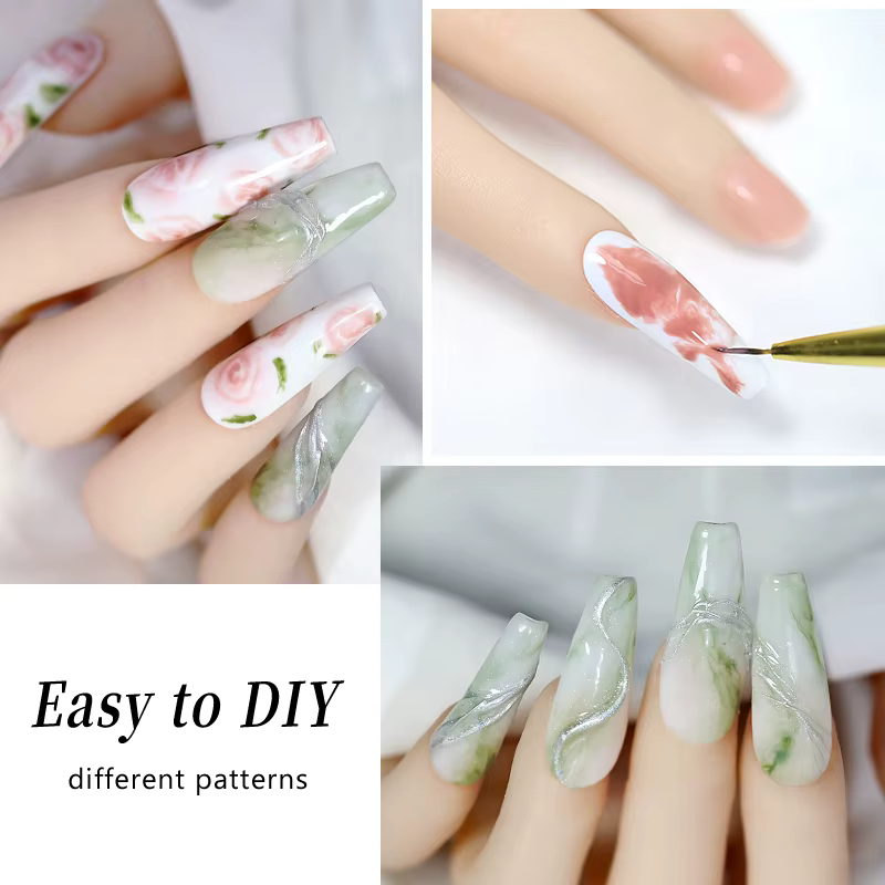 Arte Clavo fleur Gel Nail Art