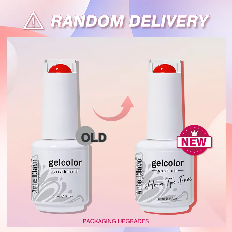 Arte Clavo 15ml gelée Gel vernis à ongles 70 couleurs rouge Semi translucide Gel