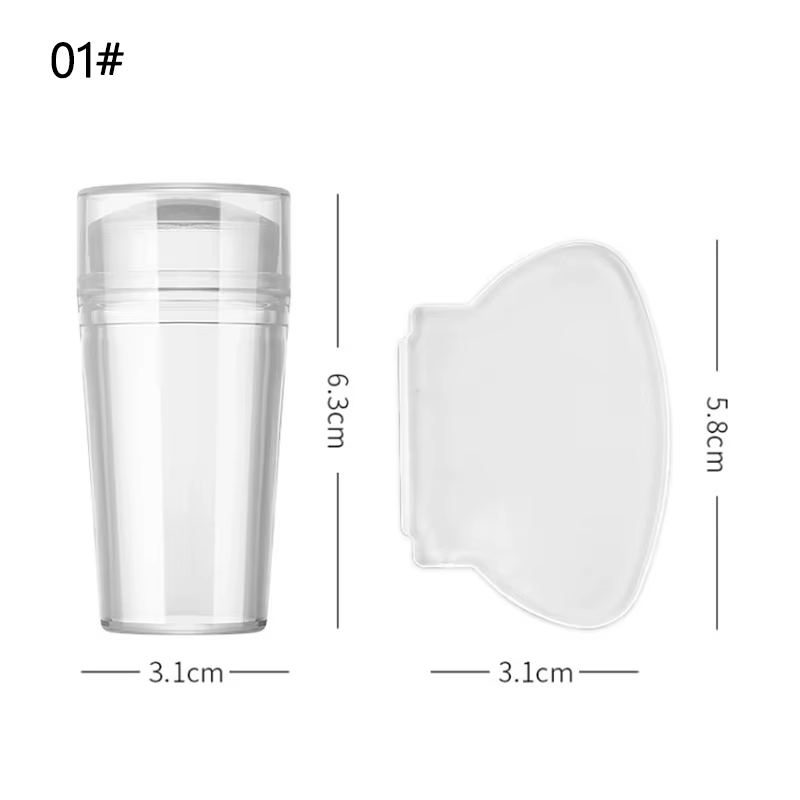 French manucure stamping nail art pochoir tampon ongle