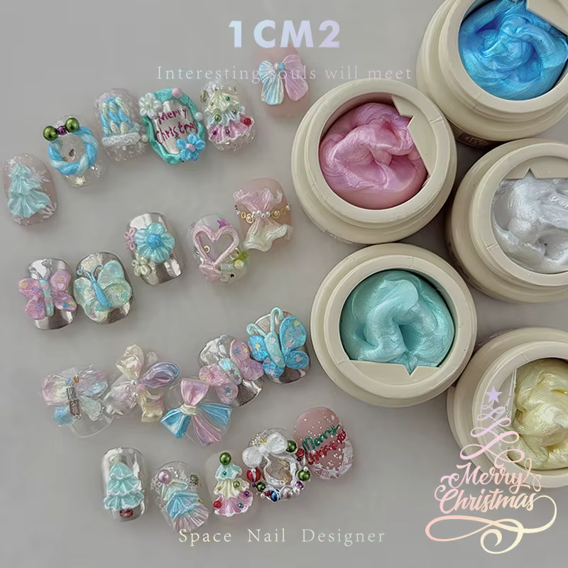 Gel de modelage 3D Aurora Pearl Mermaid 5 couleurs 5ml