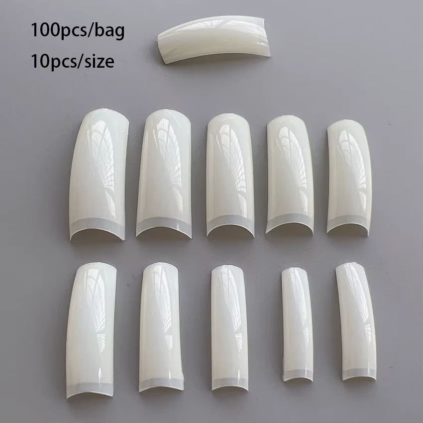 Embouts français longs pour ongles en gel acrylique