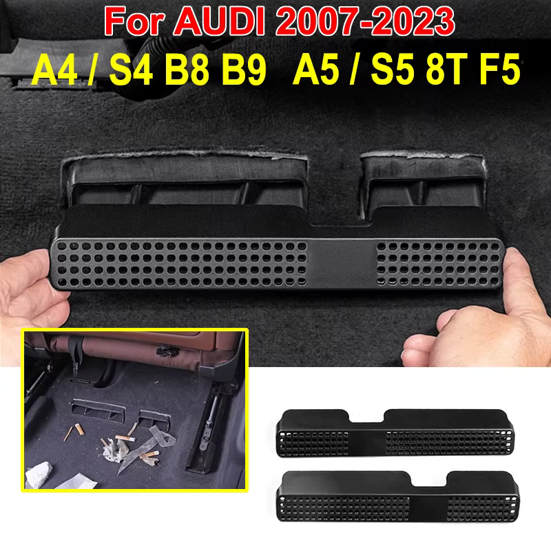 Pour AUDI A4 B9 B8 8W 8K Avant Allroad Quattro A5 8T F5 S4 S5 Accessories Rear Seat Air Vent Outlet Cover Grille Interior Trim