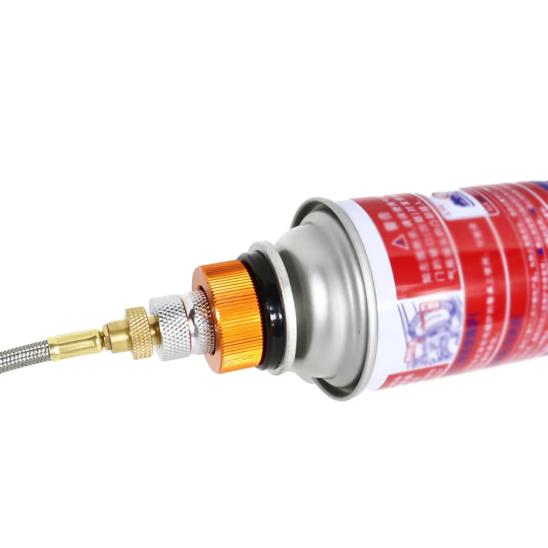 Adaptateur de recharge de propane pour cuisinière à gaz extérieure, ligne de connexion de gaz précieux, adaptateur de Eva de camping, connecteur de tuyau à intervalles de GPL
