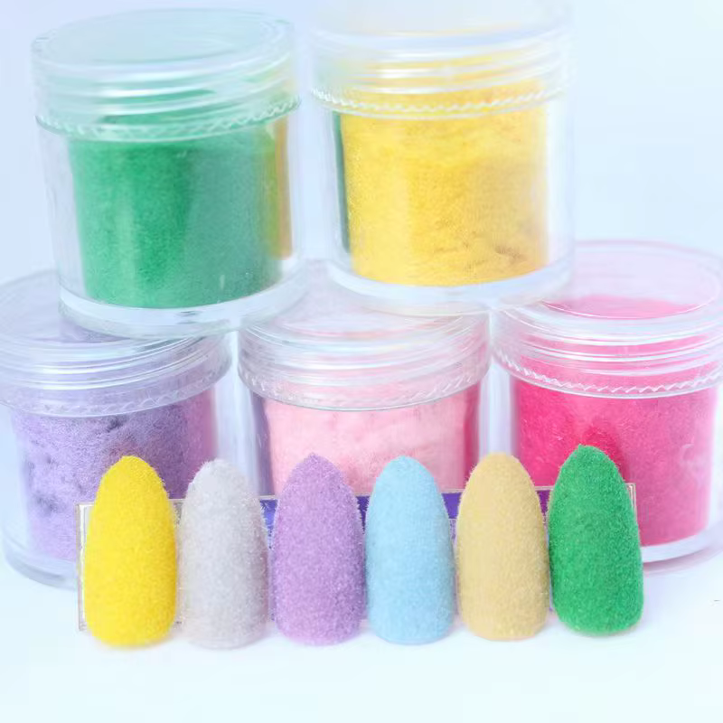 Poudre de velours pour ongles