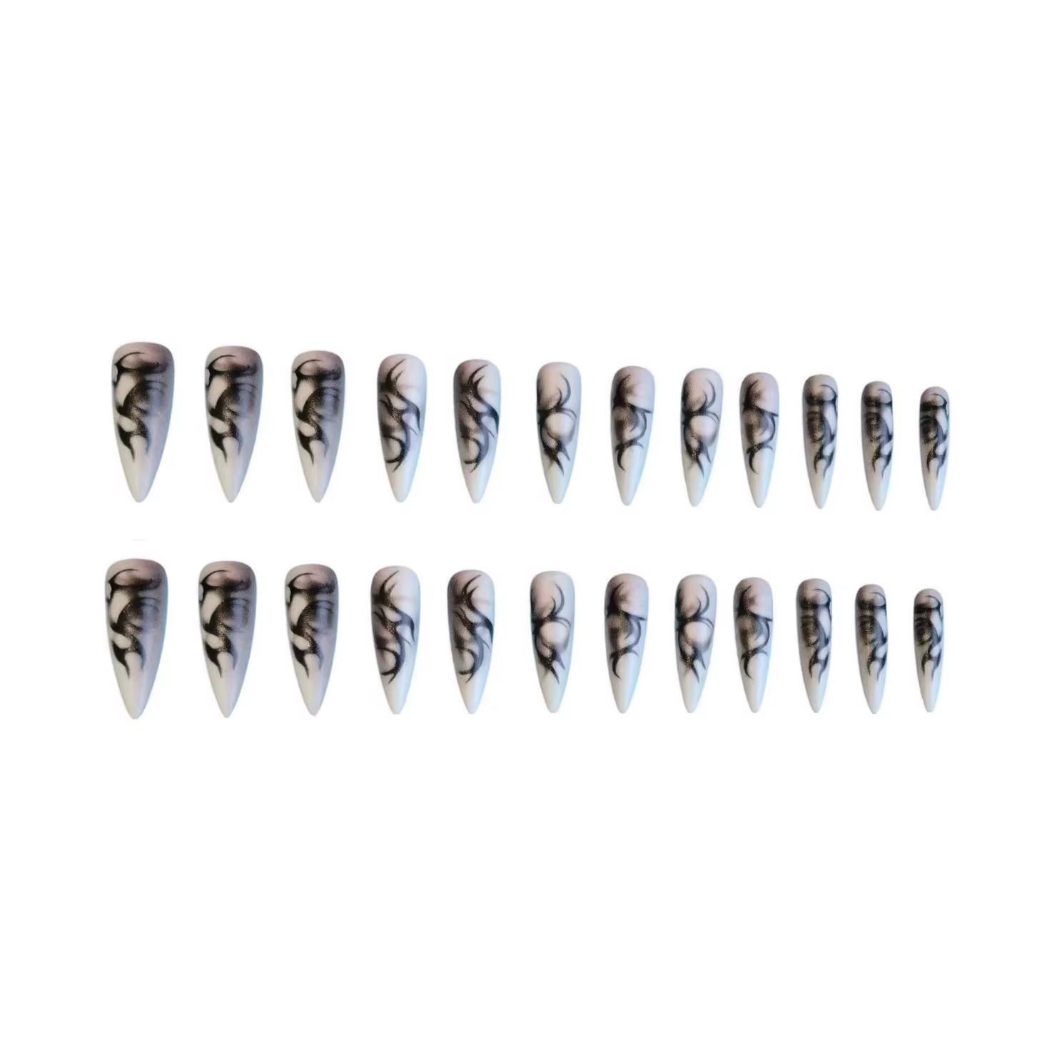 Faux ongles style Y2K, 24 pièces