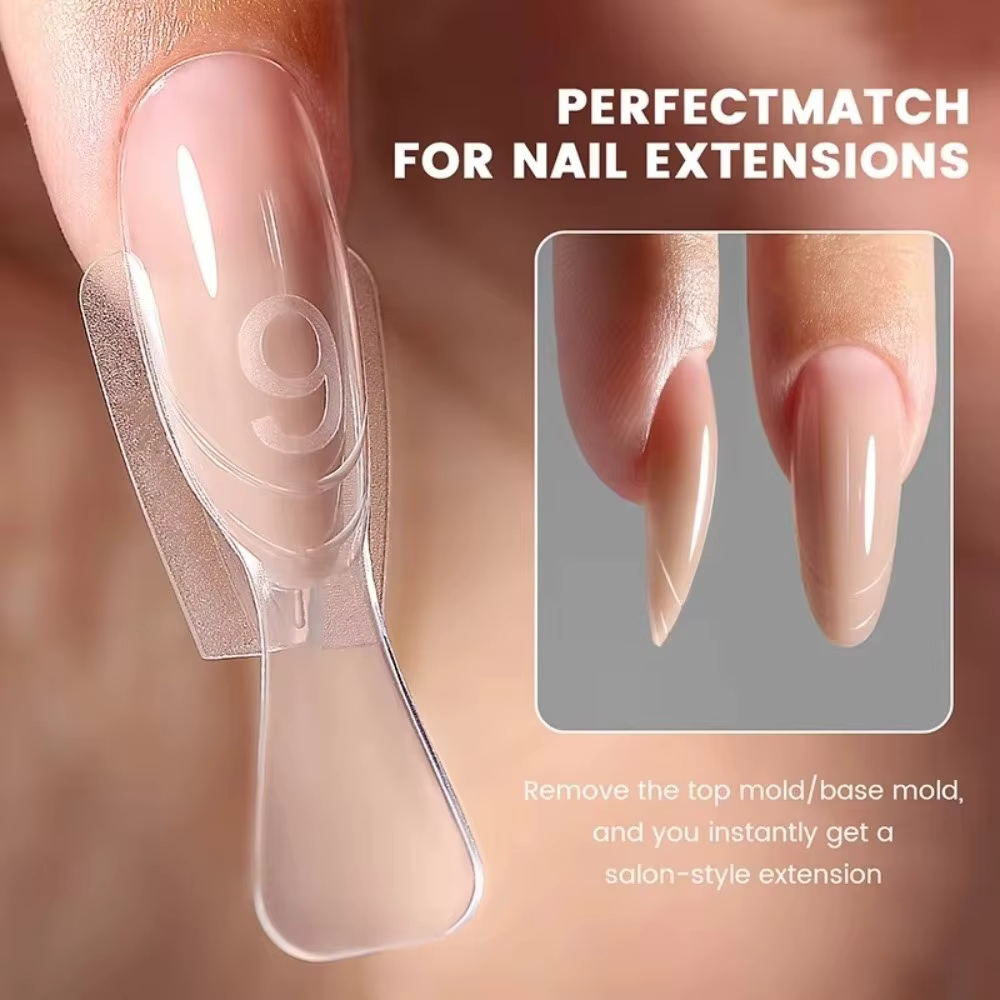 240 faux ongles ovales ultra-fins sans trace
