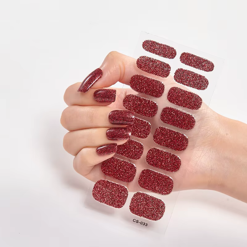 Autocollants pour Ongles Semi-Durci UV