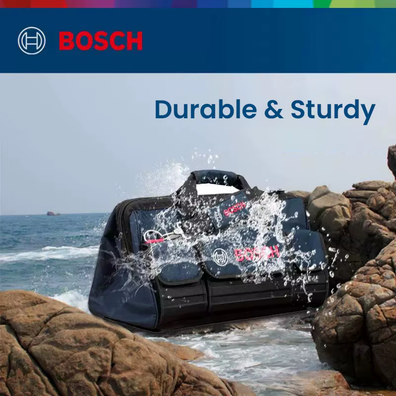 Bosch sacs en toile portables multifonctionnels entretien épaissi trousse à outils sacs de rangement d'outils portables étanches