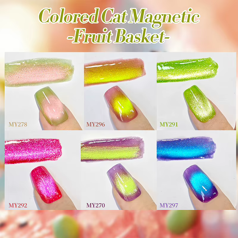 BORN PRETTY 10ml été fruits couleur Gel vernis à ongles goyave raisin violet miel piège chat magnétique