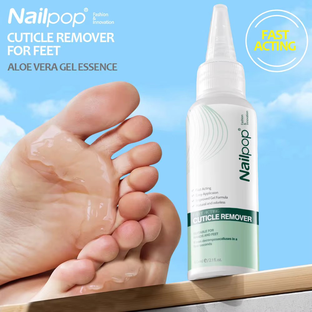 NAILPOP Kit de soin des pieds extra fort pour éliminer les peaux dures
