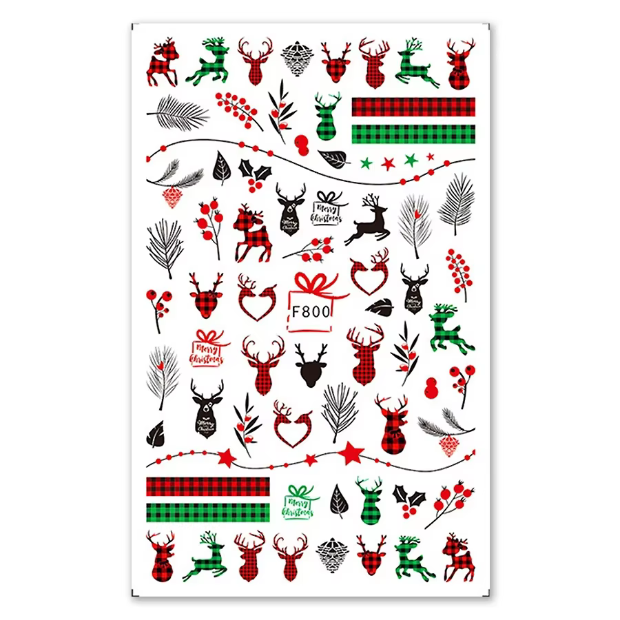 Autocollants pour ongles de Noël