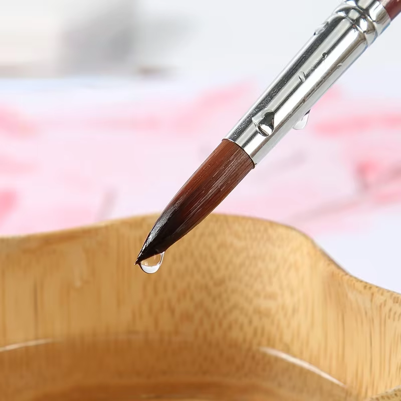 Kolinsky – brosse à ongles en acrylique