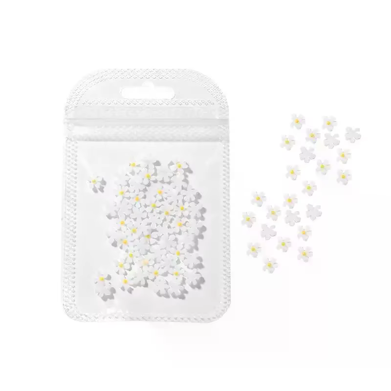 Décorations d'ongles en résine 3D
