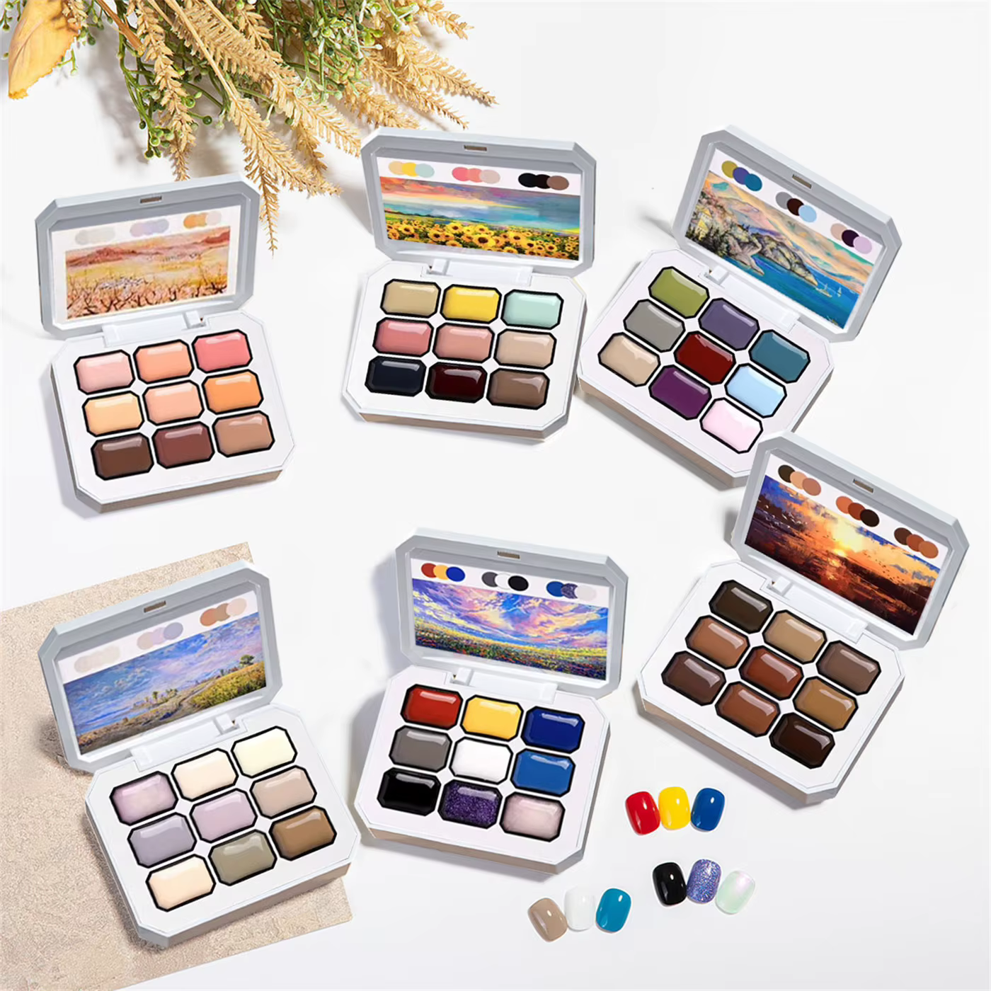 1 pièce Gel à ongles semi-solide 9 couleurs Macaron
