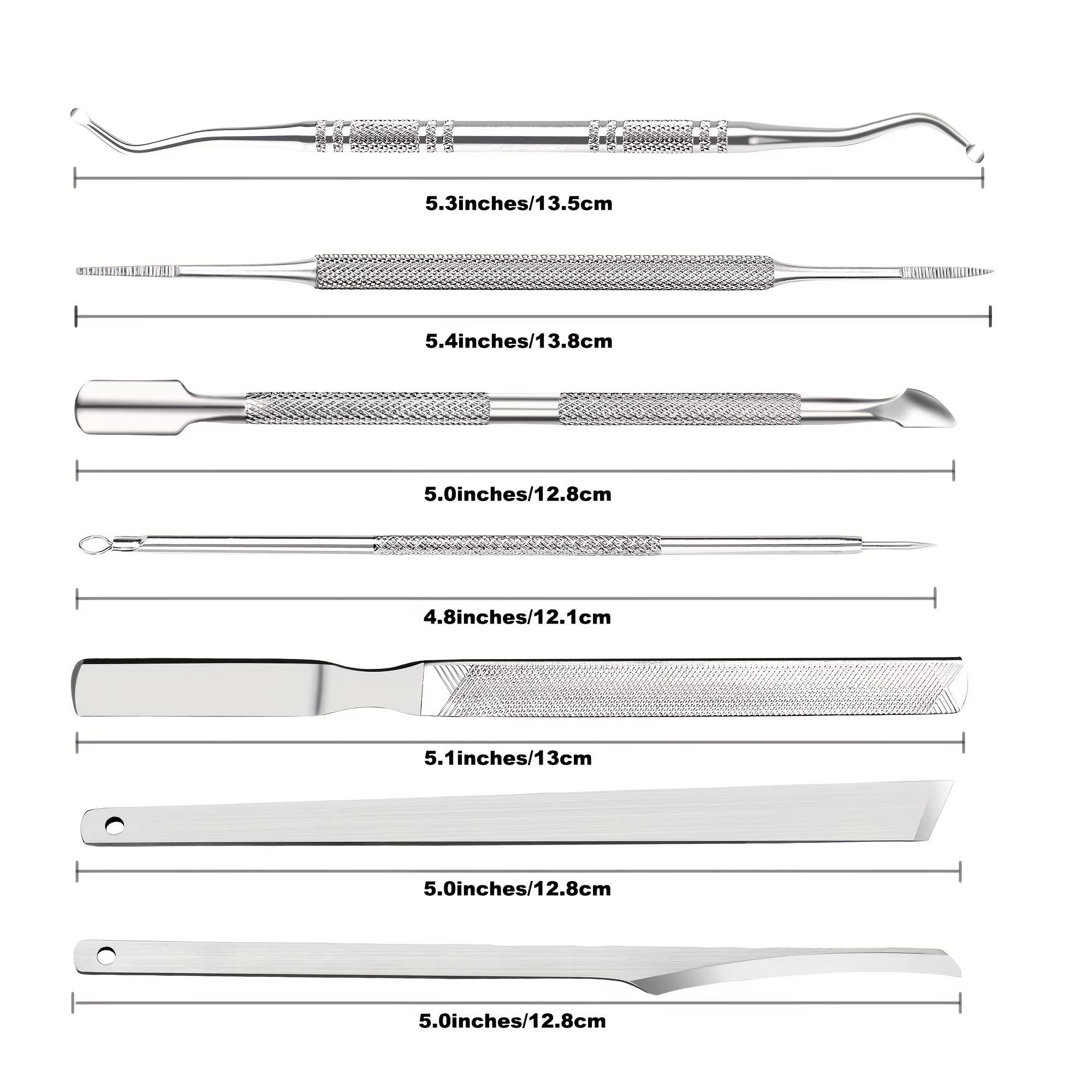 Ensemble d'outils de pédicure 7 pièces