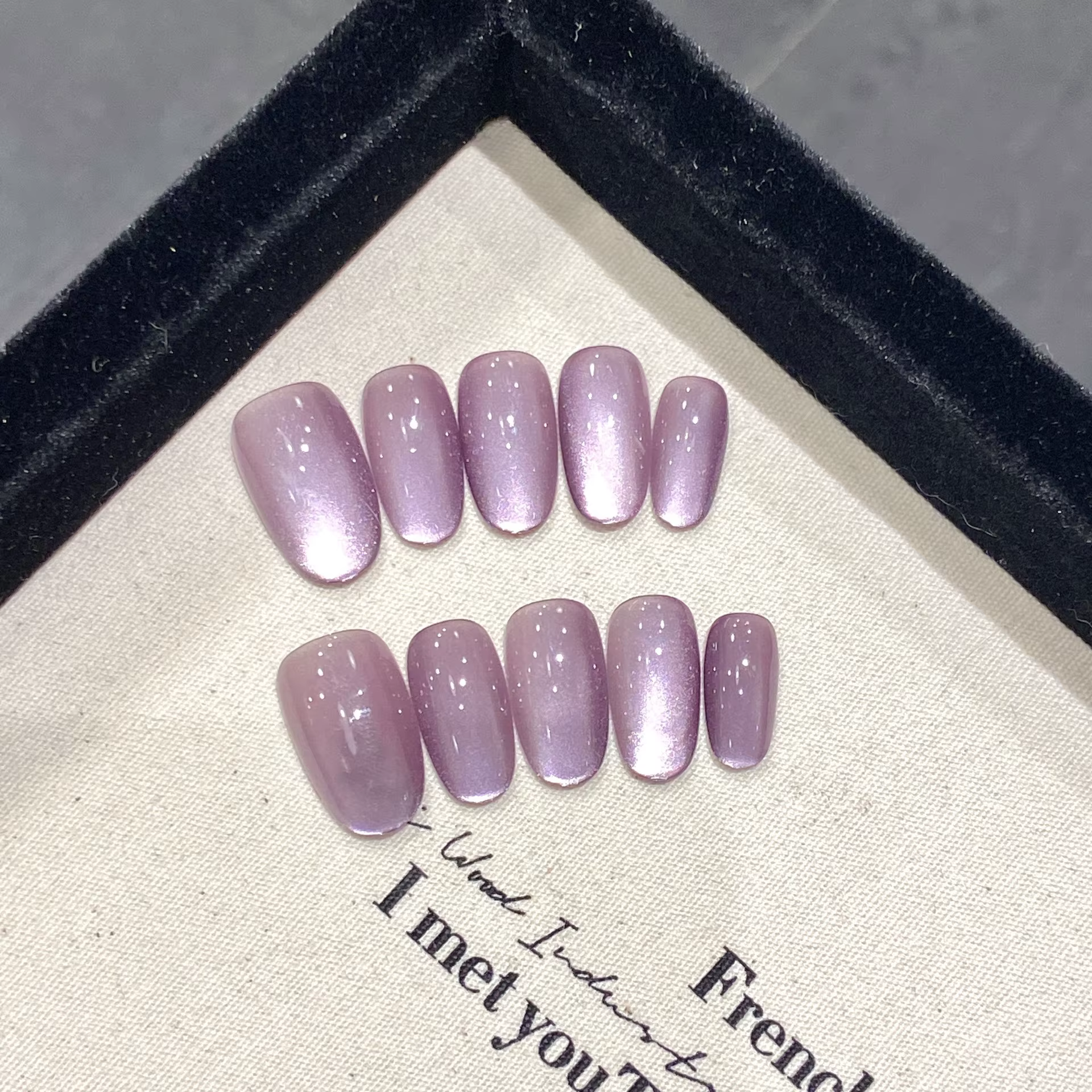 Faux yeux de chat rose nude pour femmes et filles