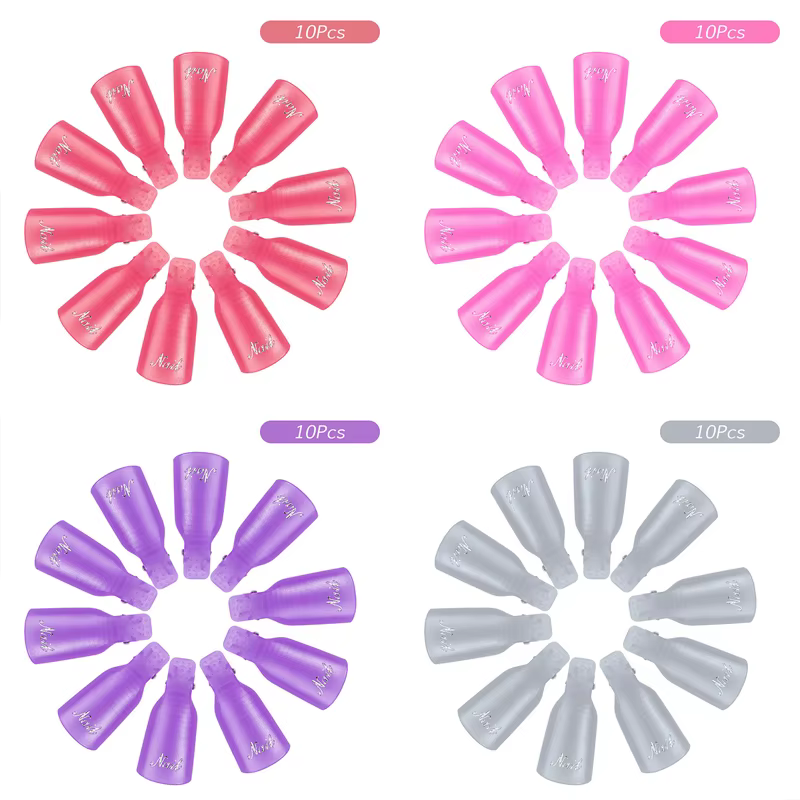 Clips dissolvant de vernis à ongles Gel UV