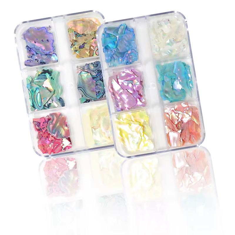 Coquille d'ormeau 3D pour Nail Art