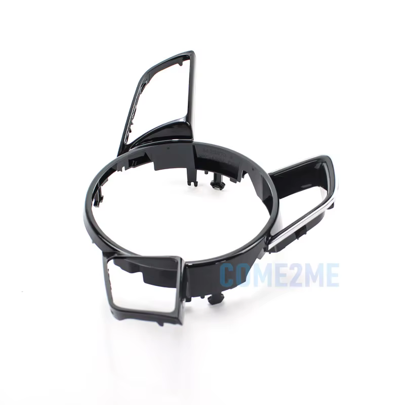 Cadre noir de volant pour Audi, accessoires d'assemblage de voiture, A4, B9, A3, 8Y