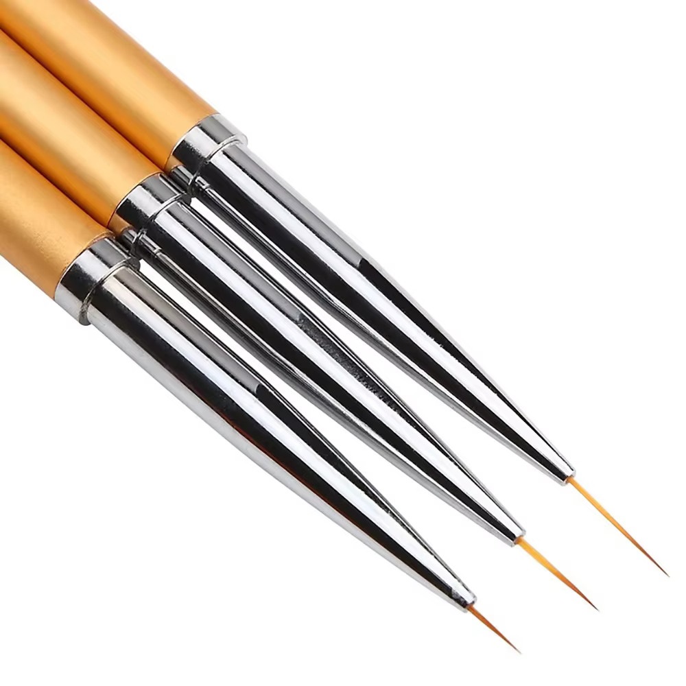 LINMANDA 3 pièces ongles Art Liner pinceaux