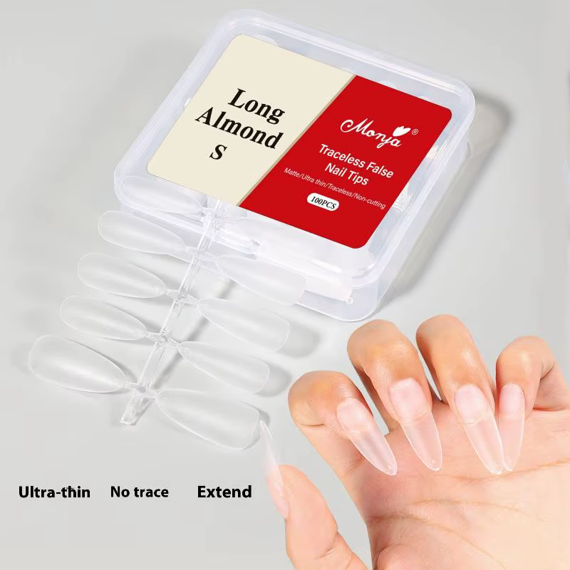 100 pièces/boîte faux ongles sans polissage sans Trace presse démale