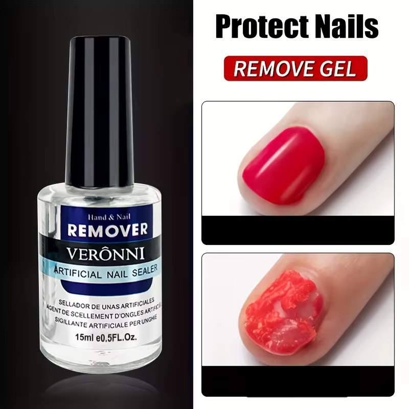 Dissolvant de colle à ongles sans fissures